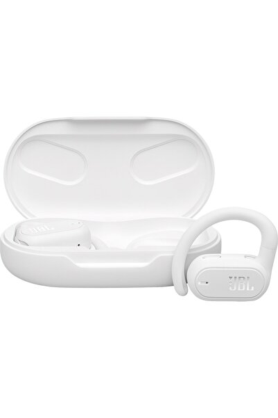 JBL Casti Soundgear Sense, True wireless, Bluetooth, Căști cu urechi deschise, Microfon, alb