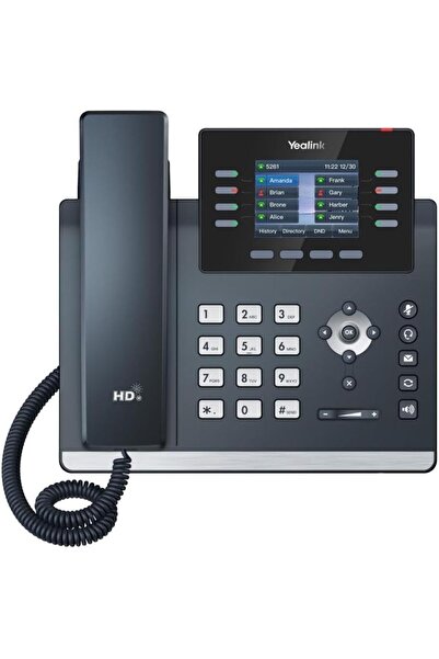 Yealink SIP-T44W Ultra-Elegant Gigabit IP Phone with Dual USB Ports, 2.8-Inch Size