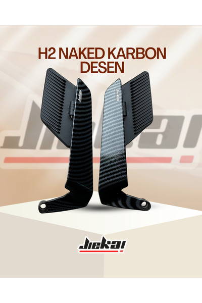 JİEKAİ H2 NAKED AYNA KARBON DESEN CNC G-4