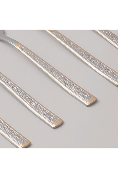 Pentola stainless steel cake fork set 6pcs with mirror polish 2.5mm