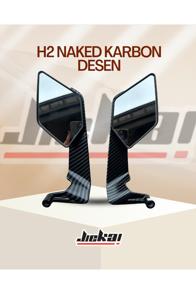 JİEKAİ H2 NAKED AYNA KARBON DESEN CNC G-4