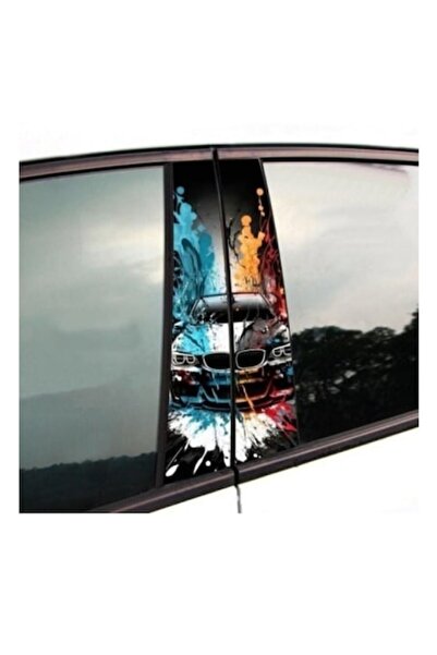 ideal STORE Set de 2 autocolante idealSTORE pentru stâlpii și geamul mașinii,...