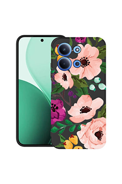 bestcase Carcasă ultra subțire TPU pentru Xiaomi Redmi 15C 4G (171 mm), flori...