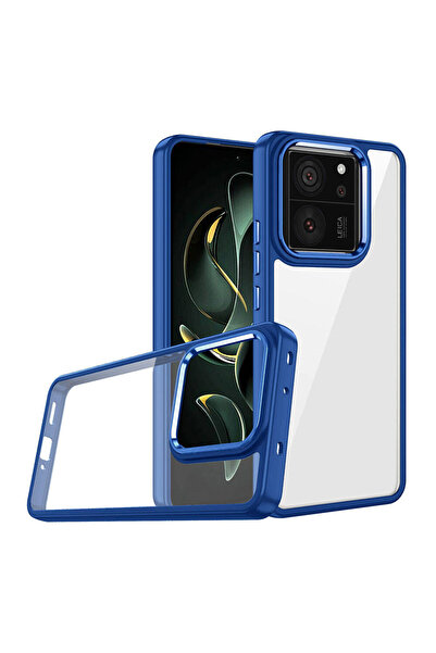 No7tech غطاء حماية لهاتف Mi 13T Pro من JoieCreatif Flora - أزرق