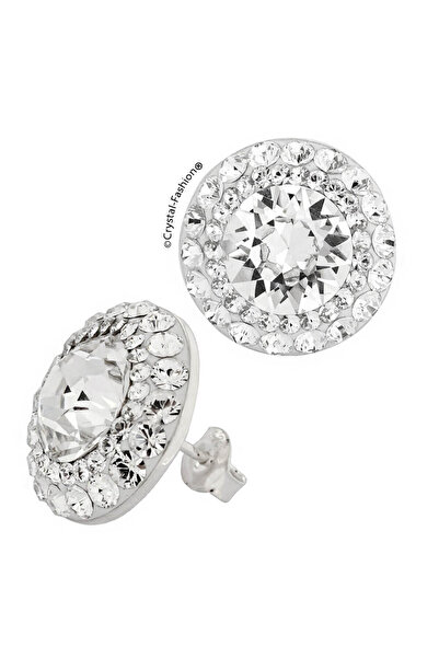 Crystal-Fashion® Crystal England Queen 12mm screw earrings