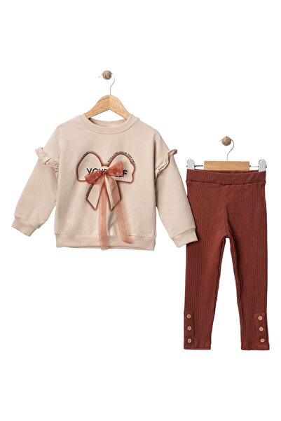 bebeğim butik 2-Piece Seasonal Suit with Bow Detail