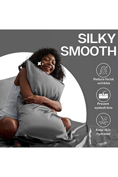 COOYA Simulated silk solid color polyester pillowcase envelope pillow
