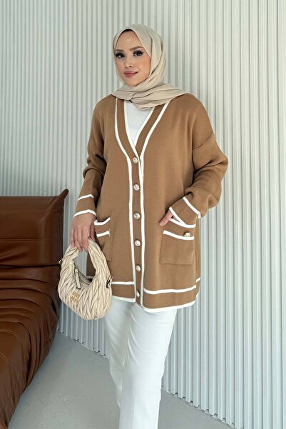 Melike Tatar Πλεκτό Ζακέτα με κουμπιά 70-1703