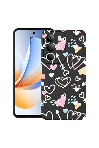 bestcase Carcasă ultrasubțire TPU pentru Realme C71, simboluri de dragoste, 2...