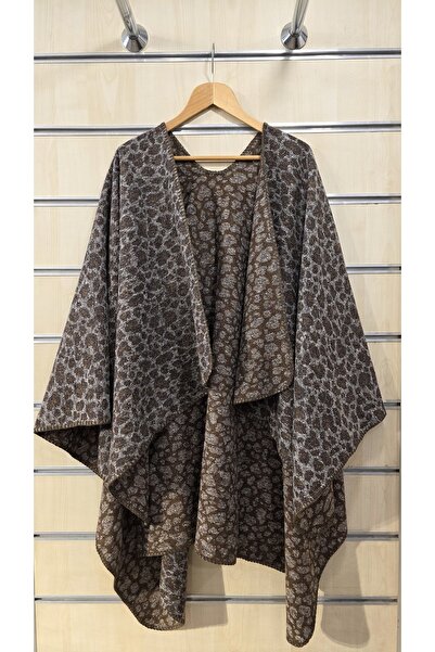 trendbysena Leopard Pattern Women's Poncho