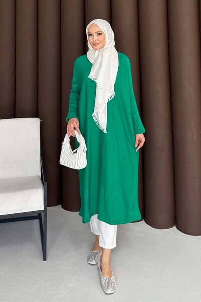 Melike Tatar Long Knitwear Tunic 70-2096