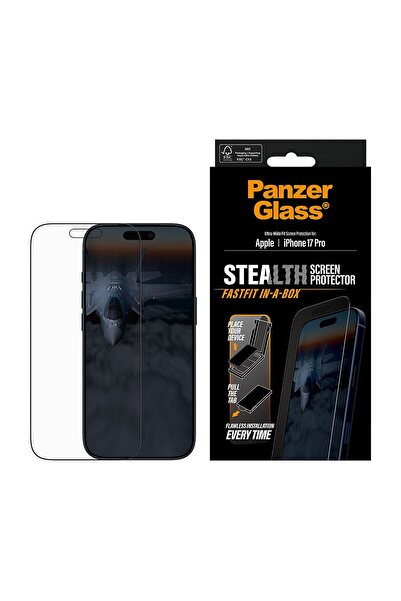 Panzer Glass PanzerGlass® Stealth Screen Protector w. Black Frame iPhone 17 P...