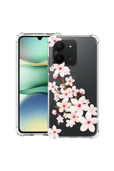 bestcase Carcasă antișoc pentru Xiaomi Redmi 15C 4G (171 mm), floare de primă...