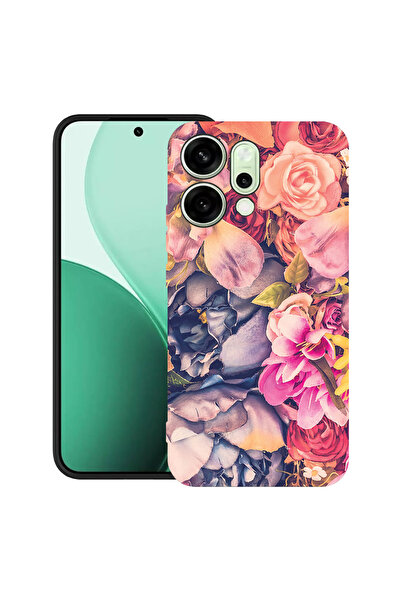 bestcase Carcasă ultra subțire TPU pentru Oppo Reno14 5G, model floral, 20828...