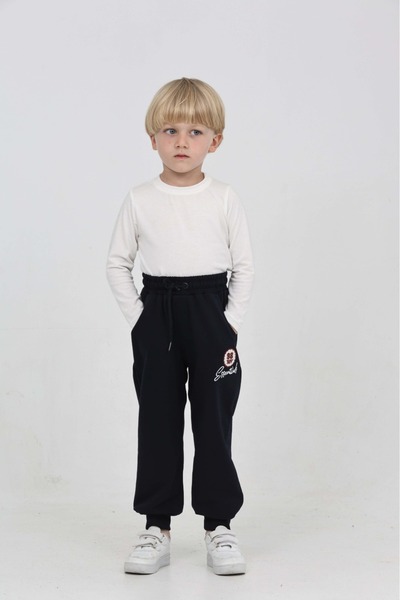 Toontoy Boy's 98 Embroidered Tracksuit Bottom