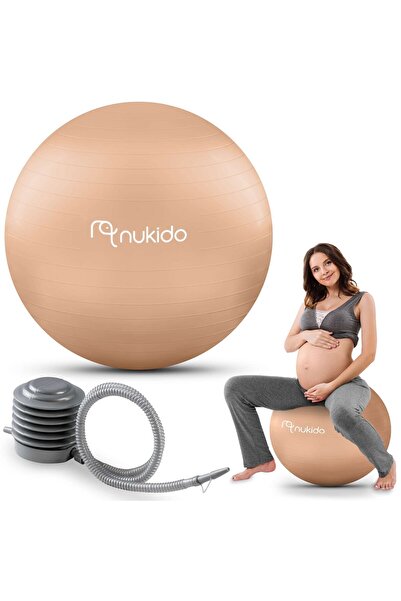 Other Piłka ciążowa do aerobiku 65 cm NS-951 beżowa