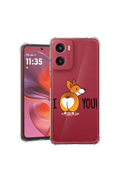 bestcase Carcasă antișoc pentru Motorola Moto G06, Emoji dulce cu cățeluș, 20...
