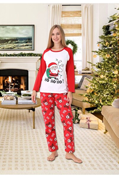 Welike Pijama dama motive Craciun HO HO HO