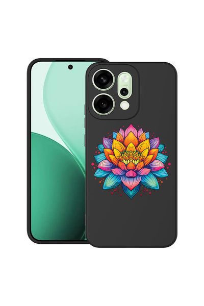 bestcase Carcasă ultra subțire TPU pentru Oppo Reno14 5G, Dream Colors Flower, 2082899 B 1509