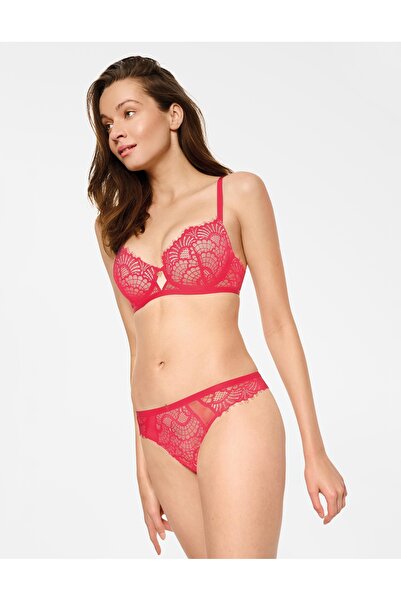 ESOTIQ Push-Up Bra Underwired with Removable Padding Premium Sexy Lace & Mesh Design | Saray
