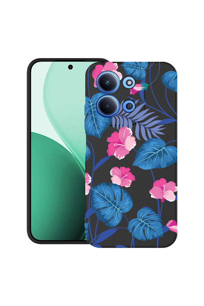 bestcase Carcasă ultra subțire TPU pentru Xiaomi Redmi 15C 4G (171 mm), flori...