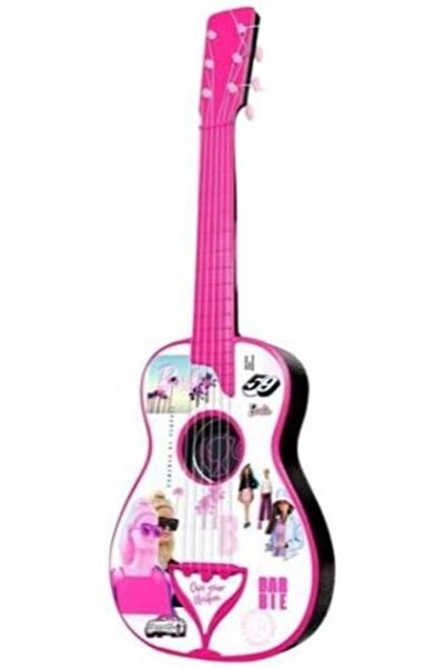 Barbie Plastic Guitar Toy 59 cm with Case 6-String Concert (Ages 3+)