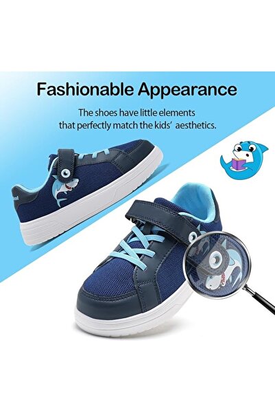 IceUnicorn - Children's sports shoes with velcro, size 31, light and breathable sneakers, EVA non-sl