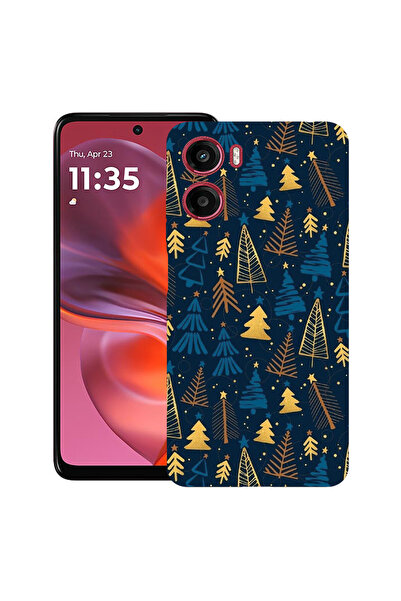 bestcase Θήκη TPU εξαιρετικά λεπτή για Motorola Moto G06, χριστουγεννιάτικο μ...