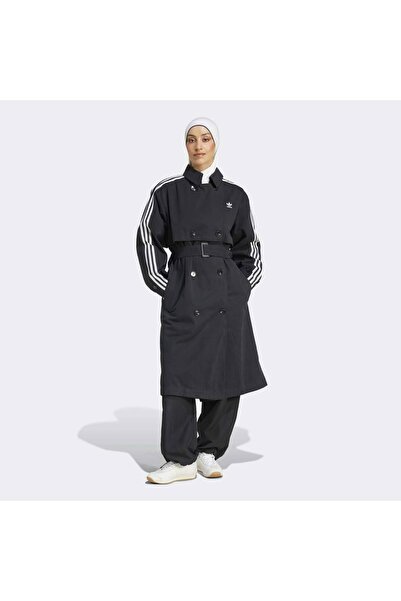 adidas Adicolor Kadın Siyah Trençkot (IZ0381)