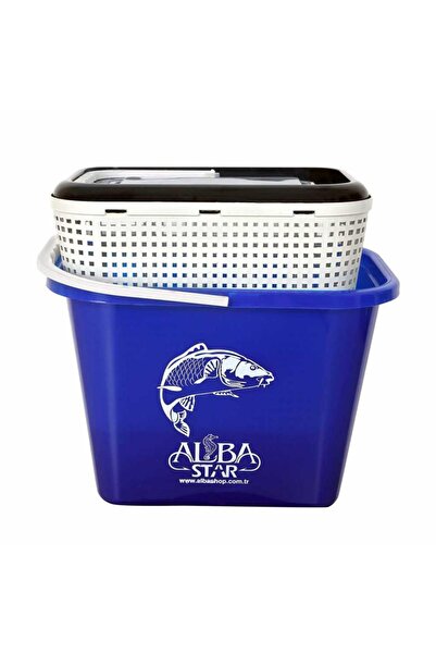 Albastar Sepetli Balıkçı Kovası - Mavi