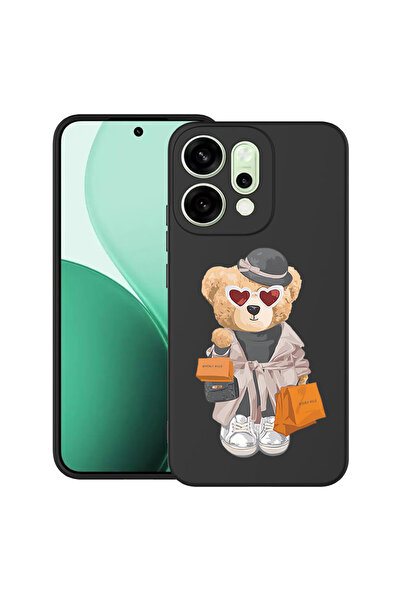 bestcase Carcasă ultra subțire TPU pentru Oppo Reno14 5G, Teddy Bear Shopping...