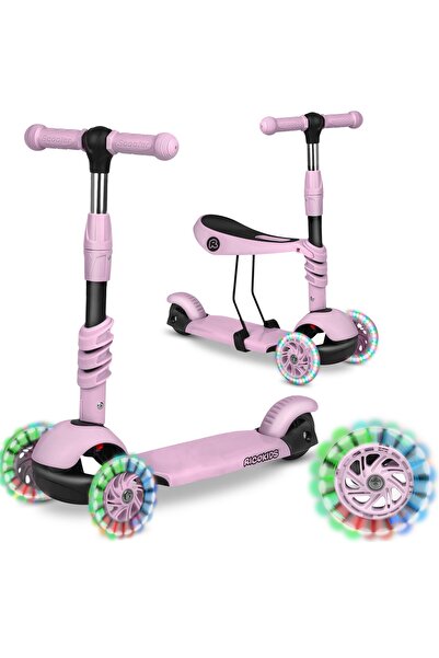 Other Trotinetă cu trei roți Ricokids Cubi - roz