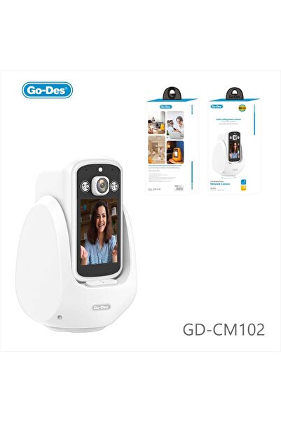 Go-Des Smart camera for video calls with high-resolution color monitoring and video calls with cloud storage service