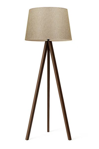 Vivido Home Ceviz Kumbeji Ahşap Lambader