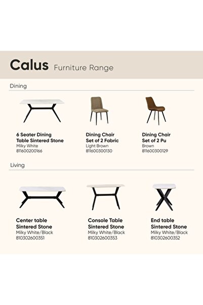 Danube Home Calus Dining Chair Set of 2 - Light Brown Upholstered Metal Chairs with 2-Year Warranty