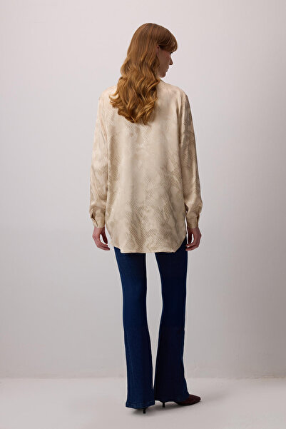 Touché Privé JAKARLI VİSKON GÖMLEK