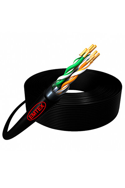 Home Cablu de rețea FTP Cat5e - 305m, conductori din cupru.