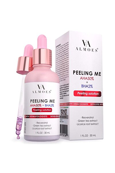 ALMOES بيلنج مي، جذر عرق السوس، 50% AHA، 2% BHB، ريسفيراترول