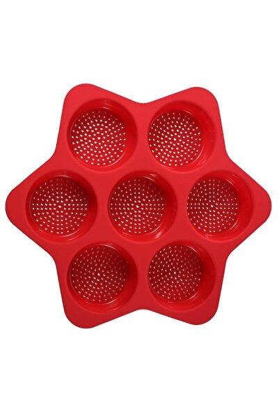 DAMUR Silicone Baking Molds, 7 Round Shapes, for Burgers and Cakes, 38.5 x 4 ...