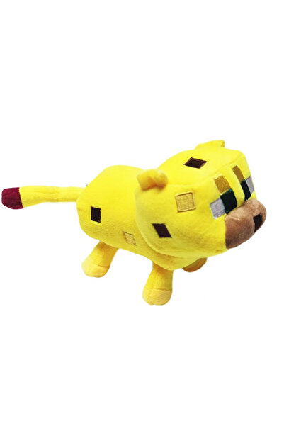 Miniso 24cm Yellow Ocelot Plush Toys 24cm Yellow Game Ocelot Cat Plush Toy Doll Soft Stuffed Animals