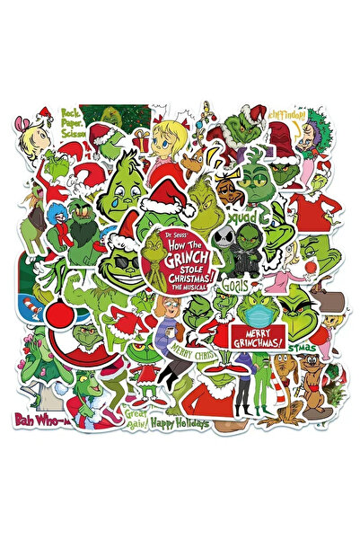 BANDAI اختيار CNY202-50 قطعة ملصقات فيلم غرينش، ملصقات كرتونية مضحكة، ملصقات ...