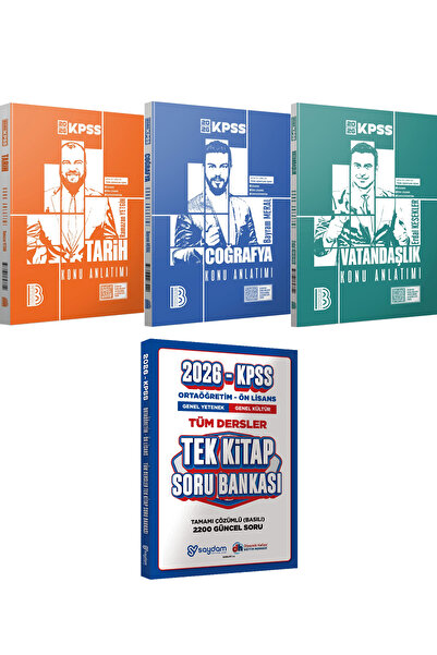 Benim Hocam Yayınları 2026 KPSS Tarih Coğrafya Vatandaşlık Konu Anlatımı - Or...