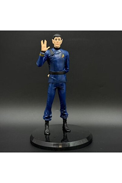 Miniso 1 قطعة - حقيبة opp متوفرة في المخزون شخصيات أنمي ستار تريك نموذج PVC شخصية سبوك نموذج عمل ألعاب سطح المكتب سيارة O