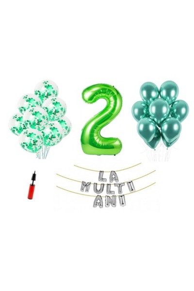 Domi Party & Gifts Set 32 ​​baloane, Domi Party & Gifts, La mulți ani anivers...