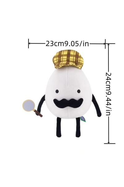 Choice 25 سم جديد 25 سم بيضة المحقق لعبة أفخم محشوة أفخم دمية الكرتون وسادة ل...