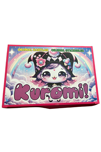 BalonKasaba Kuromi Oyun Kartları – 12 Mini Kutu (72 KART 12 STİCKER) Sürpriz ...