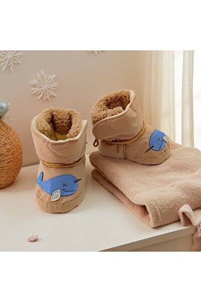 OEM Fluffy indoor baby boots, non-slip sole, 31152-22