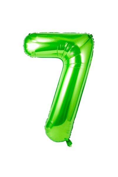 Domi Party & Gifts Balon folie, Domi Party & Gifts, Verde, cifra 7, 100 cm