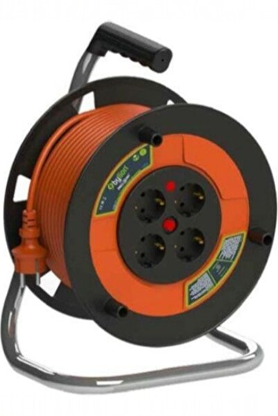 Bylion Makaralı Seyyar Uzatma Kablosu 3*1.5mm² 35 mt
