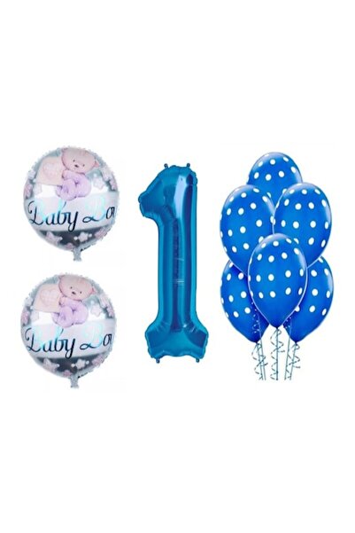Domi Party & Gifts Set 13 baloane aniversare băiat, Domi Party & Gifts, albastru